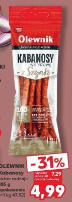 Kabanosy różne rodzaje  promocja w Kaufland