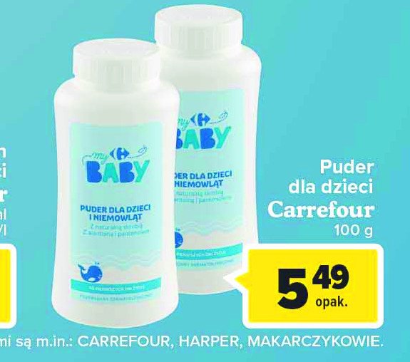 Puder dla dzieci Carrefour baby promocje