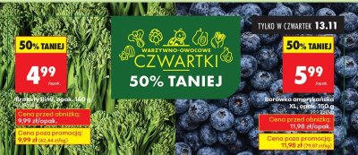 Brokuły mini promocja w Biedronka