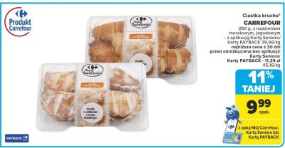 Ciastka kruche CARREFOUR promocja w Carrefour Market