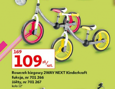 Rowerek biegowy 2way next żółty Kinderkraft promocja