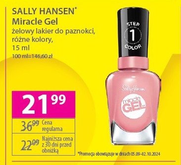 Lakier do paznokci Sally hansen miracle gel promocja