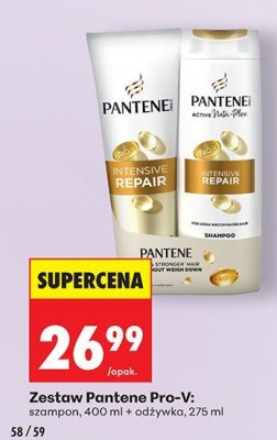 Zestaw Pro-V szampon + odżywka  promocja w Biedronka