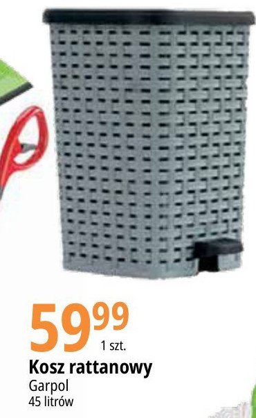 Kosz rattanowy 45 l Garpol promocja