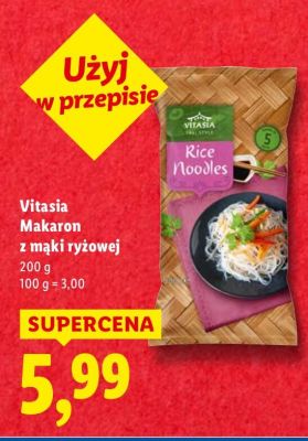 Vitasia Makaron z mąki ryżowej 200 g promocja w Lidl