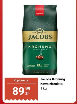 Kawa ziarnista Jacobs Kronung promocja w Biedronka