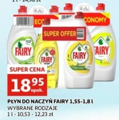 Płyn do naczyń lemon 900 ml + płyn do naczyń extra citrus 650 ml Fairy promocja