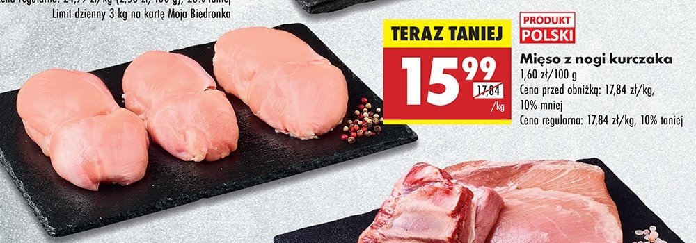 Mi臋so z nogi kurczaka promocja