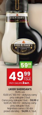 Likier Sheridan's 15.5% promocja w Twój Market