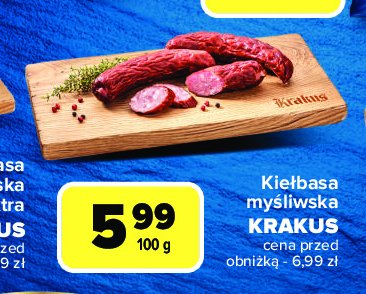 Kiełbasa myśliwska Krakus animex promocja