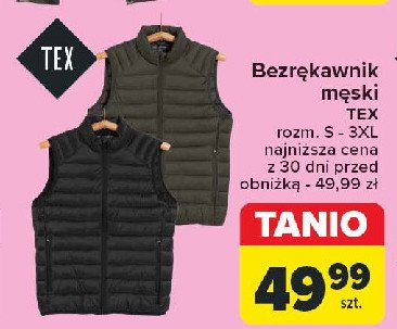 Bezrękawnik męski s-xxl Tex promocja