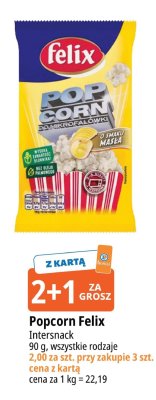 Popcorn Felix Intersnack promocja w Leclerc