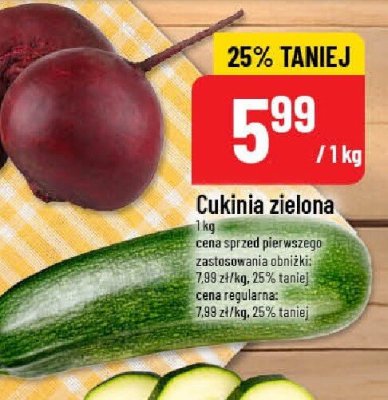 Cukinia zielona promocja w POLOmarket