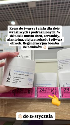 Krem do twarzy i ciała Dermo Protein  promocja w Hebe