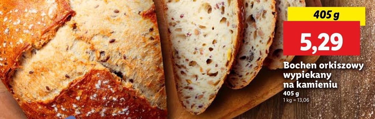 Bochen orkiszowy na kamieniu promocja w Lidl