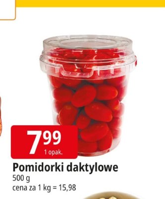 Pomidorki daktylowe promocja w Leclerc