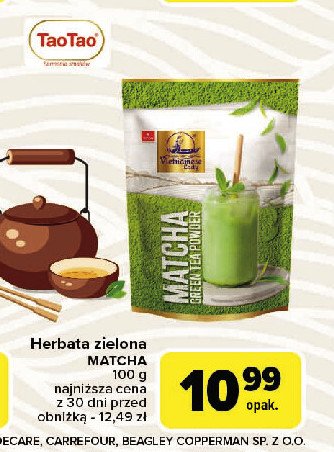 Herbata zielona matcha Vifon promocja