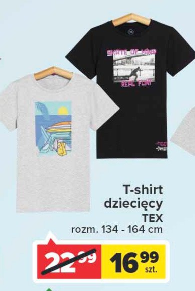 T-shirt dziecięcy 134-164 cm Tex promocje