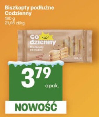 Biszkopty podłużne Codzienny promocja w Delikatesy Centrum