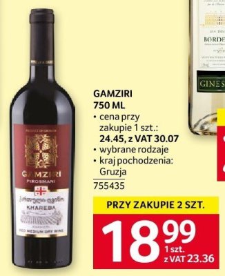 Wino promocja w Selgros