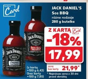 Sos grillowy original Jack daniel's barbecue sauce promocja w Kaufland