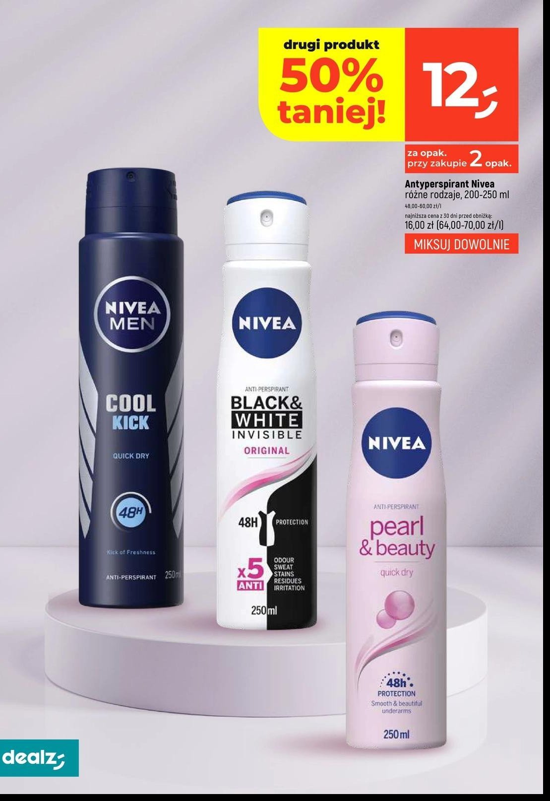 Antyperspirant Nivea pearl & beauty promocja
