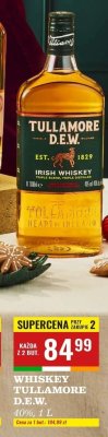 Whiskey Tullamore D.E.W. promocja w Biedronka