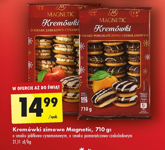 Kremówki z nadzieniem jabłkowym Magnetic promocja