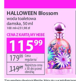 Woda toaletowa Halloween blossom promocja w Hebe
