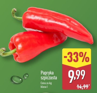 Papryka szpiczasta promocja w Aldi