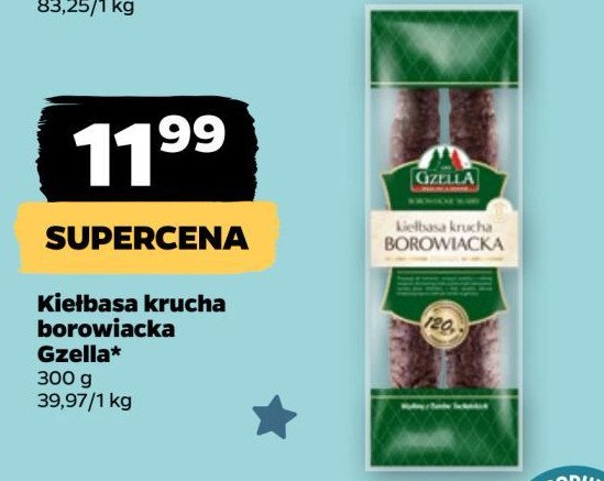 Kiełbasa borowiacka Gzella promocja