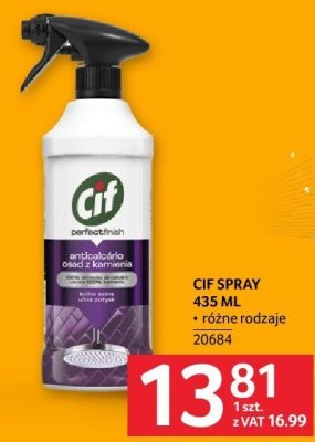 CIF SPRAY 435 ML różne rodzaje promocja w Selgros