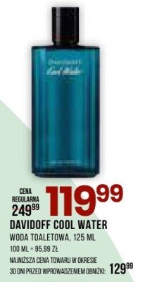 Woda toaletowa Davidoff Cool Water promocja w Drogerie Natura