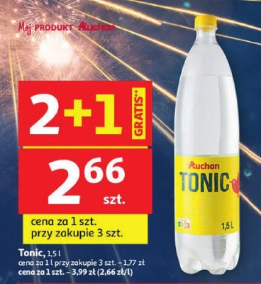 Tonic 1.5 l promocja w Auchan