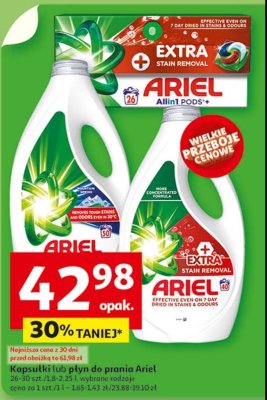 Kapsu艂ki do prania extra clean power Ariel all in 1 promocja