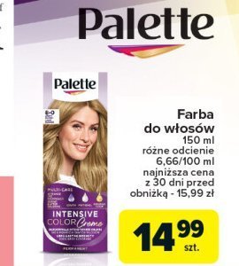 Farba do włosów 6-0 Palette intensive color creme promocja w Carrefour