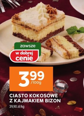 Ciasto kokosowe z kajmakiem  promocja w Stokrotka