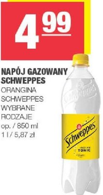 Napój gazowany Schweppes Orangina SCHWEPPES wybrane rodzaje promocja w SPAR