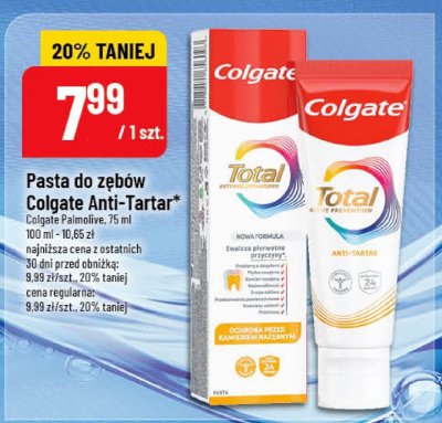 Pasta do zębów Colgate Anti-Tartar promocja w POLOmarket