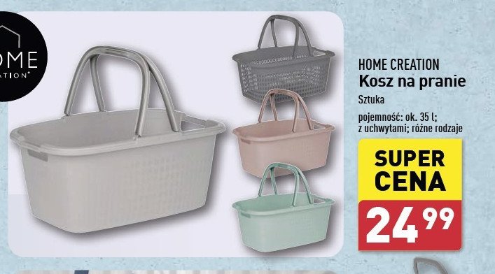 Kosz na pranie 35l Home creation promocja