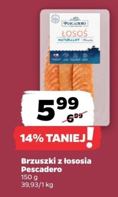 Brzuszki z łososia 150 g promocja w Netto