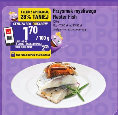 Przysmak myśliwego Master Fish promocja w POLOmarket
