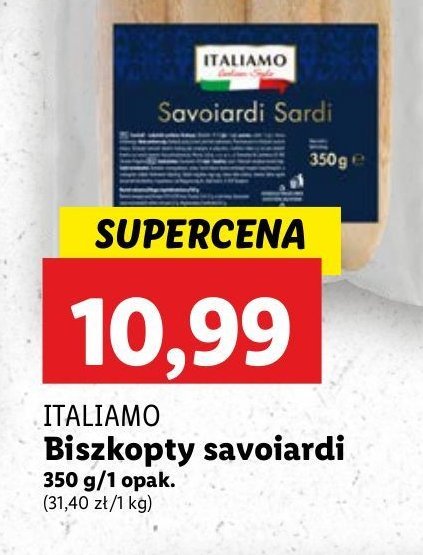 Biszkopty savoiardi Italiamo promocja