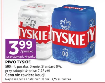 Piwo Tyskie Gronie promocja w Stokrotka