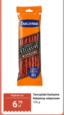 Kabanosy Tarczyński Exclusive wieprzowe promocja w Biedronka