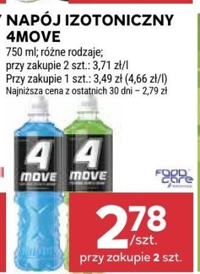 Napój izotoniczny 4Move promocja w Stokrotka