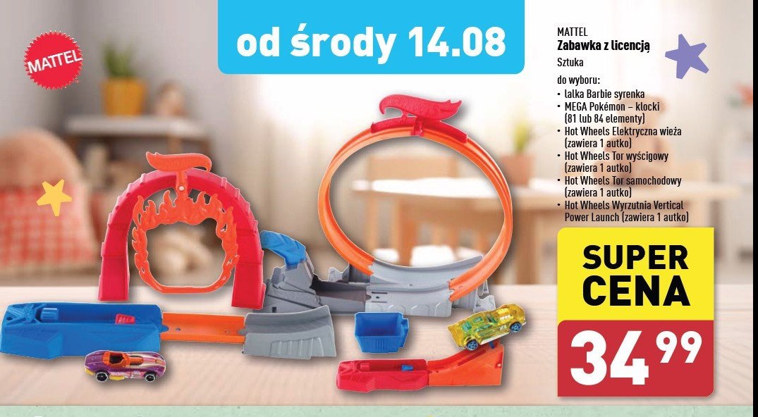 Tor wyścigowy hot wheels Mattel promocja