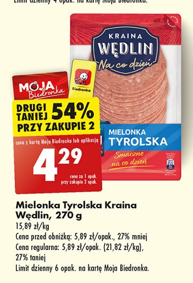 Mielonka tyrolska Kraina wędlin promocja