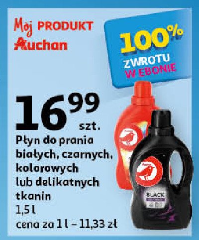 Płyn do prania white Auchan promocja