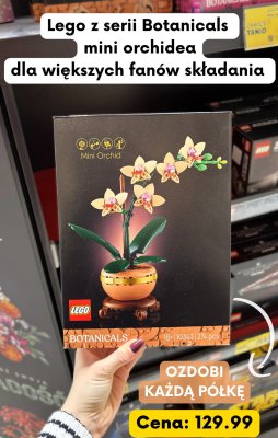 Klocki Botanicals - mini orchidea 10343 promocja w Kaufland